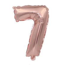 Load image into Gallery viewer, Gold Sliver 32 inch  0-9  Large Helium Digital Air Ballons Foil Children Festival Birthday Party for Kids Cartoon Hat Toys